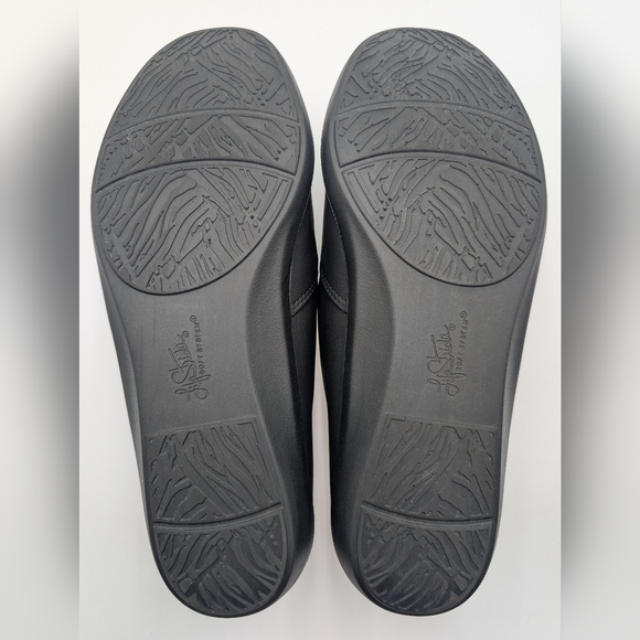 LifeStride Always Off Black Faux Leather Slip-On Flats Size 8M Women Active Arch - Picture 13 of 16